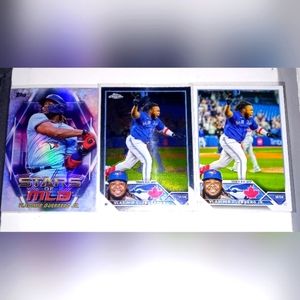 Vladimir Guerrero Jr. (3) 2023 Topps Chrome #50 & Series One #300